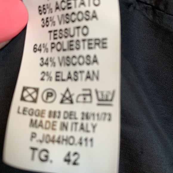 Black Blazer with pinstripe - Made in Italy - NEW - Picture 7 of 7